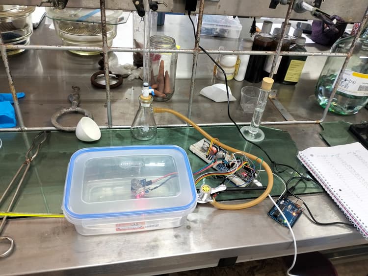 Prueba en laboratorio